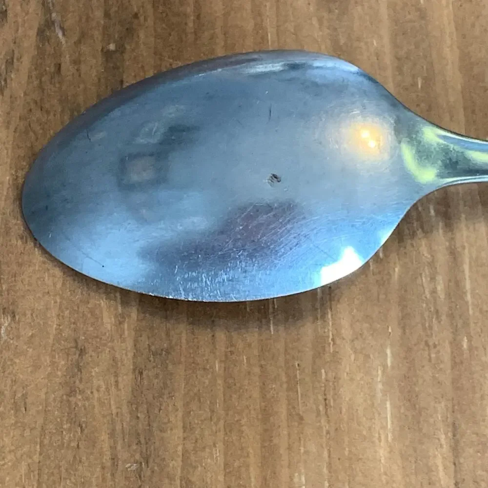 Oneida Kenwood FOREVER ROSE Stainless USA 7 Place/Oval Soup Spoon Flatware Vtg
